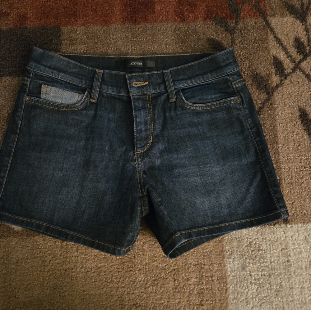 NWOT Classic Joe's Denim Shorts Size 27 - Size 4 Dark Denim